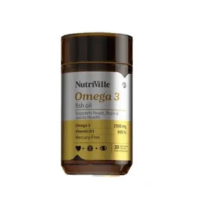 نوتريفيل أوميجا 3 - 30 كبسولة | Nutriville Omega 3 - 30 Cap