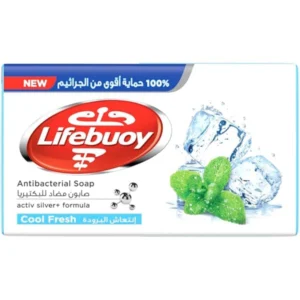 لايفبوي ضد البكتيريا صابون 4إكس75جم كول فريش (15%) (#) انتعاش البرودة | Lifebuoy Anti Bacterial Soap 4x75gm Cool Fresh (15%) (#) Freshness Albrwda