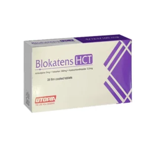 بلوكاتينس هكت 5 / 160 / 12.5 مجم 28 قرص | Blokatens Hct 5 / 160 / 12.5 Mg 28 Tab