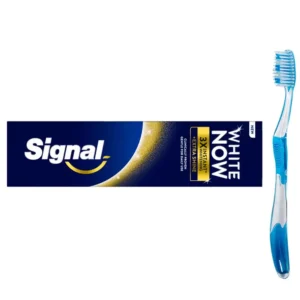 سيجنال أبيض ناو معجون أسنان 75مل إكسترا شاين / جولد+تي.فرشاة (#) | Signal White Now Toothpaste 75ml Extra Shine / Gold+T.Brush (#)