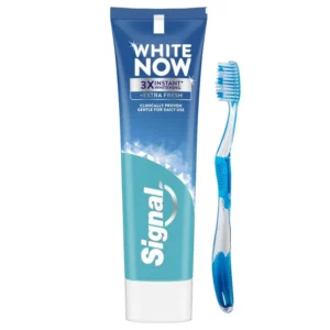 سيجنال أبيض ناو معجون أسنان 75مل إكسترا فريش+تي.فرشاة (#) | Signal White Now Toothpaste 75ml Extra Fresh+T.Brush (#)