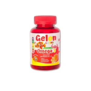 جيلون جومي أوميجا 3 + فيتامين. إي سي دي 60 حلوى مطاطية | Gelon Gummy Omega 3 + Vit. E C D 60 Gummies