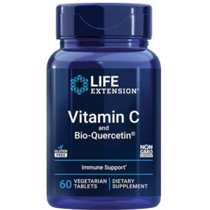 فيتامين سي و بايو-كيرسيتين 1000 مجم 60 قرص (لايف) | Vitamin C And Bio-Quercetin 1000 Mg 60 Tab (Life)