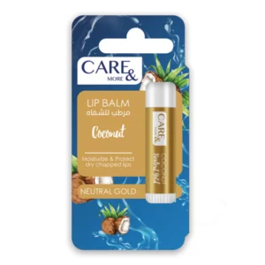 كير&أكثر بلسم شفاه 4جم جوز الهند | Care&More Lip Balm 4gm Coconut