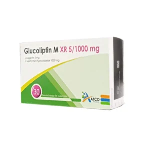 جلوكوليبتين إم إكس آر 5 / 1000 مجم 30 قرص | Glucoliptin M Xr 5 / 1000 Mg 30 Tab