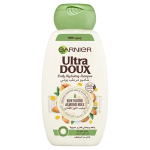 غارنييه ألترا دوكس يومي هيدرات. شامبو 400مل لوز حليب | Garnier Ultra Doux Daily Hydrat. Shampoo 400ml Almond Milk