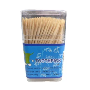 توثبيكس خلة خشب بغطاء معدن | Toothpicks Khla Wood With Lid Metal