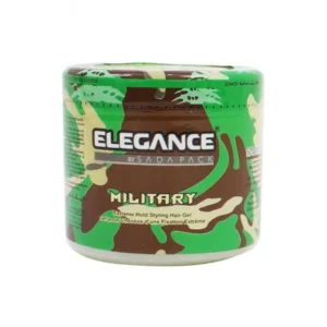 إليجانس شعر تصفيف جل 500جم تريبل أكشن ميليتاري | Elegance Hair Styling Gel 500gm Triple Action Military