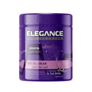 إليجانس شعر زيت كريم 1000جم كيراتين | Elegance Hair Oil Cream 1000gm Keratin