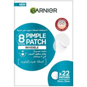 غارنييه 8 ساعات إنفيزيبل بيمبل باتك 22قطع | Garnier 8 Hours Invisible Pimple Patch 22pcs