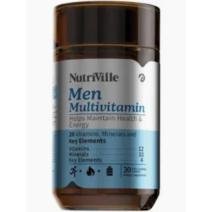 نوتريفيل مولتيفيتامين للرجال 30 قرص | Nutriville Multivitamin Men 30 Tab