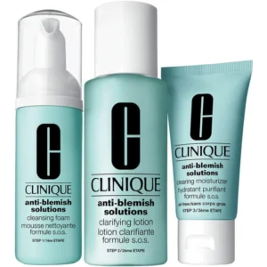 كلينك 3-ستيبس تو كلين جاف بشرة طقم | Clinique 3-Steps To Clean Dry Skin Set