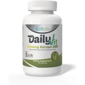 سوفي لايف دايليفيت كوريان جينسينج 200 مجم 50 كبسولة | Sofi Life Dailyvit Korean Ginseng 200 Mg 50 Cap