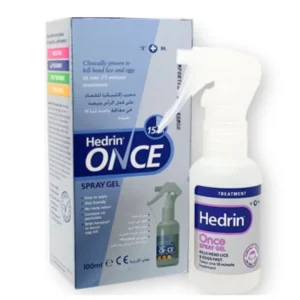 هيدرين أونسي سبراي جل 100 مل | Hedrin Once Spray Gel 100 Ml