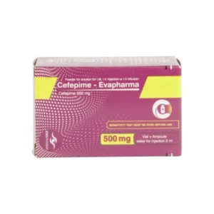 Cefepime - Evapharma 500 Mg 1 Vial