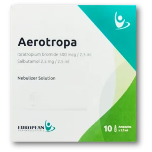 أيروتروبا (كومبيفينت) أونيت جرعة 10 أمبول 2.5 مل | Aerotropa (Combivent) Unit Dose 10 Amp 2.5 Ml