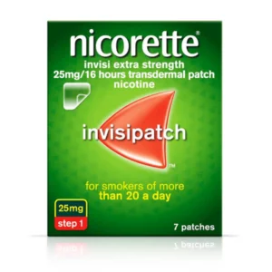 نيكوريت إينفيسي 25 مجم 7 ترانسديرمال باتكيس | Nicorette Invisi 25 Mg 7 Transdermal Patches