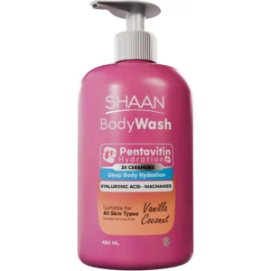 شان غسول للجسم 480مل فانيليا جوز الهند | Shaan Body Wash 480ml Vanilla Coconut