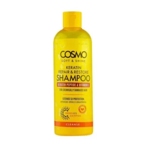 كوزمو سوفت&شاين شامبو. 480مل كيراتين ريبير&ريستور | Cosmo Soft&Shine Sh. 480ml Keratin Repair&Restore