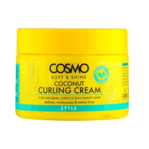 كوزمو سوفت&شاين كورلينج كريم. 325جم جوز الهند | Cosmo Soft&Shine Curling Cr. 325gm Coconut