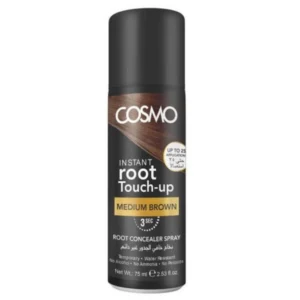 كوزمو إينستانت روت تاتش-أب سبراي. 75مل ميديام بني (7380) | Cosmo Instant Root Touch-Up Spr. 75ml Medium Brown (7380)