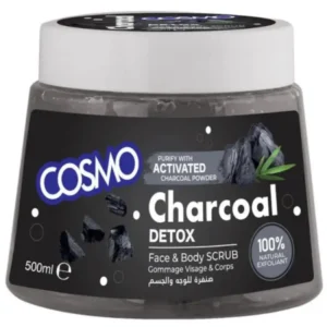 Cosmo Face&Body Scrub 500gm Charcoal Detox (4075)