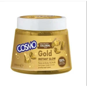 Cosmo Face&Body Scrub 500gm Gold Instant Glow (4082)