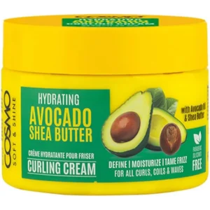 كوزمو كورلينج كريم. 325جم أفوكادو شيا زبدة (110) | Cosmo Curling Cr. 325gm Avocado Shea Butter (110)