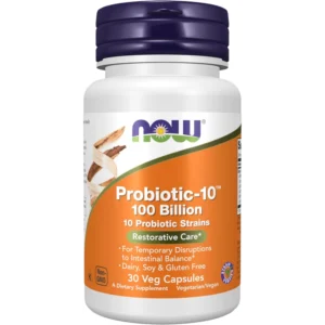 ناو بروبيوتيك-10 25 بيليون 30 كبسولة | Now Probiotic-10 25 Billion 30 Cap