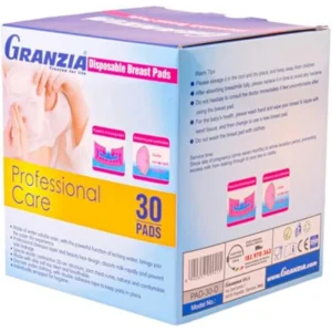 جرانزيا ديسبوسابل برياست فوط 30قطع بروفيس. كير 3دي / وردي أحمر | Granzia Disposable Breast Pads 30pcs Profess. Care 3d / Pink Red