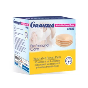 جرانزيا قابل للغسل برياست فوط 4قطع بروفيس. كير 3دي | Granzia Washable Breast Pads 4pcs Profess. Care 3d