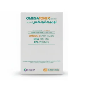 أوميجاتونيكس 500 / 250 مجم 20 كبسولة | Omegatonex 500 / 250 Mg 20 Cap