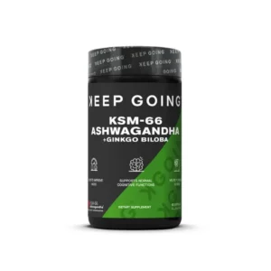 كيب جوينج أشواجاندها + جينكجو بيلوبا 60 كبسولة | Keep Going Ashwagandha + Ginkgo Biloba 60 Cap