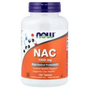ناك (إن-أسيتيل سيستين) 1000 مجم 120 قرص | Nac (N-Acetyl Cysteine) 1000 Mg 120 Tab