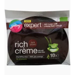 جودريج إكسبيرت ريك كريم. شعر لون 20جم+20مل داكن بني | Godrej Expert Rich Cr. Hair Color 20gm+20ml Dark Brown