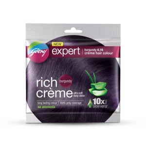 جودريج إكسبيرت ريك كريم. شعر لون 20جم+20مل بورجوندي | Godrej Expert Rich Cr. Hair Color 20gm+20ml Burgundy