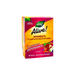 الايف للنساء'إس كومبليت مولتيفيتامين 50 قرص | Alive Women'S Complete Multivitamin 50 Tab