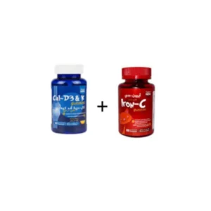 Cal - D3 & K + Iron - C (60 + 60) Gummies (1+1) (#)