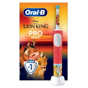 فموي-بي فرشاة أسنان أطفال برو كهربائي ذا ليون كينج 3واي+ فرشاة اسنان كهربائية | Oral-B Toothbrush Kids Pro Electric The Lion King 3y+ Brush Teeth Khrbayya