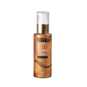 كريستال رافيتا جولدن جلو شيمير جاف زيت 80مل (3593) | Cristal Ravita Golden Glow Shimmer Dry Oil 80ml (3593)