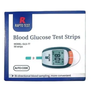 رابتو اختبار دم جلوكوس اختبار 50 شرائط | Rapto Test Blood Glucose Test 50 Strips
