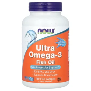 ألترا أوميجا-3 (فيش زيت) 180 كبسولة | Ultra Omega-3 (Fish Oil) 180 Cap