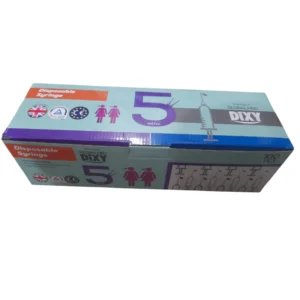 ديكسي للنساء ديسبوسابل سرنجة 5مل/ك سرنجة سيدات 2 سن 5 سم 100ق | Dixy Women Disposable Syringe 5ml/Cc Syringe Sydat 2 Age 5 Cm 100Q