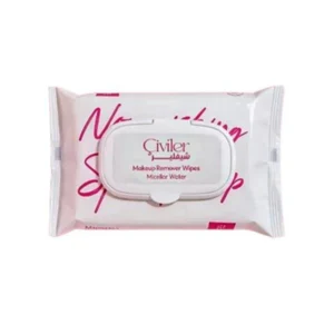 شيفلير مكياج مزيل مناديل 25قطع ميسيلار ماء | Civiler Makeup Remover Wipes 25pcs Micellar Water