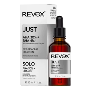 ريفوكس جست أها 30% + بها 4% ريسورفاسينج محلول 30مل (8493) | Revox Just Aha 30% + Bha 4% Resurfacing Solution 30ml (8493)