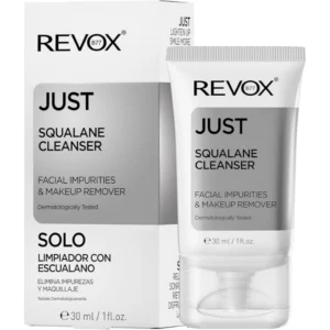 ريفوكس جست سكالان منظف للوجه إيمبوريتيس & مكياج مزيل 30مل (3818) | Revox Just Squalane Cleanser Facial Impurities & Makeup Remover 30ml (3818)