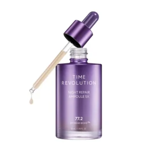 ميشا سيروم أمبول تايم ريفوليوشن نايت ريبير الجيل الخامس 50 مل | Missha Serum Amp Time Ryfwlywshn Night Repair Aljyl Alkhams 50 Ml