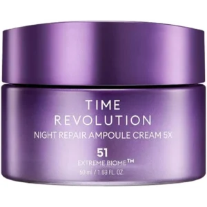 ميشا كريم أمبول تايم ريفوليوشن نايت ريبير الجيل الخامس 50 مل | Missha Cream Amp Time Ryfwlywshn Night Repair Aljyl Alkhams 50 Ml
