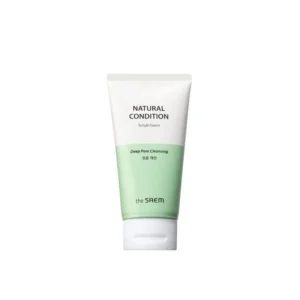 ذا سايم رغوة التقشير ناتشورال كونديشن لتنظيف المسام بعمق 150 مل | The Saem Natural Condition Scrub Foam Deep Pore Cleansing 150Ml
