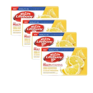 لايفبوي ضد البكتيريا صابون 4إكس115جم ليمون فريش (ساف 8إل.إي) (#) | Lifebuoy Anti Bacterial Soap 4x115gm Lemon Fresh (Save 8l.E) (#)